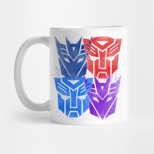 Transformers Stencil Graffiti Mug